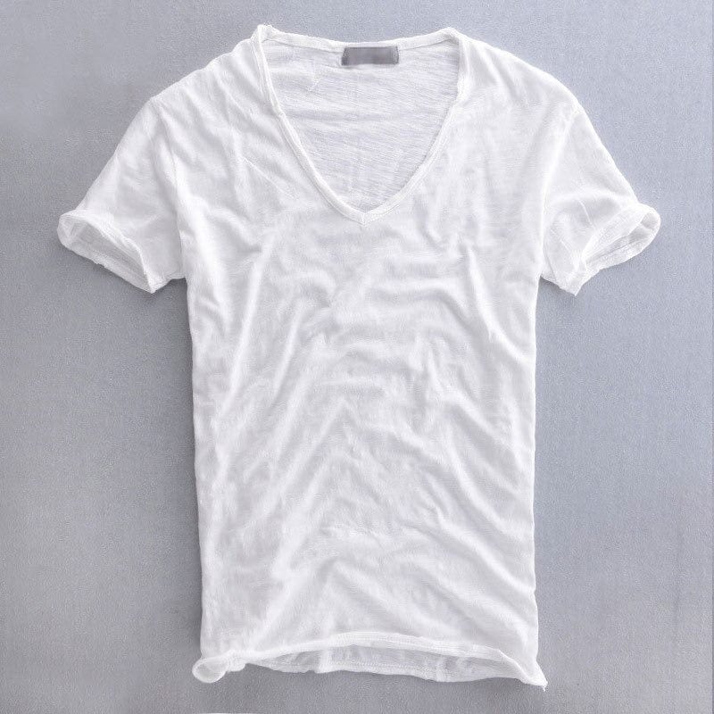 Katoenen Mannen T-shirt Comfortabel