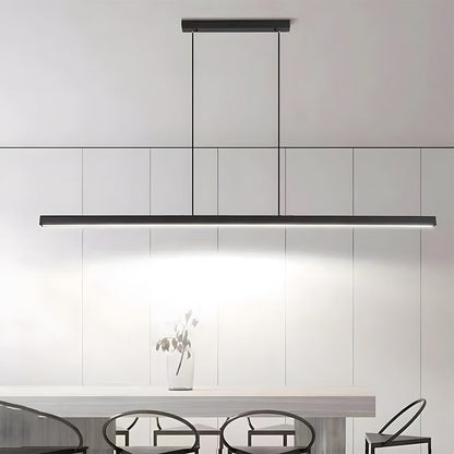 Verumo Hanglamp LED Metaal Zwart Keukeneiland Eettafel Moderne Verlichting Lineaire Hanglamp