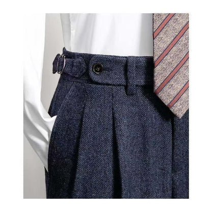 Heren Broek Tweed Comfortabel Vintage Stijl - StudioMarella