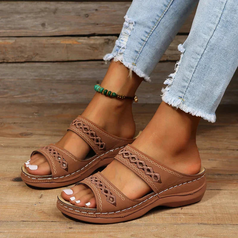 Dames Sandalen met Arch Ondersteuning Comfortabele Zolen