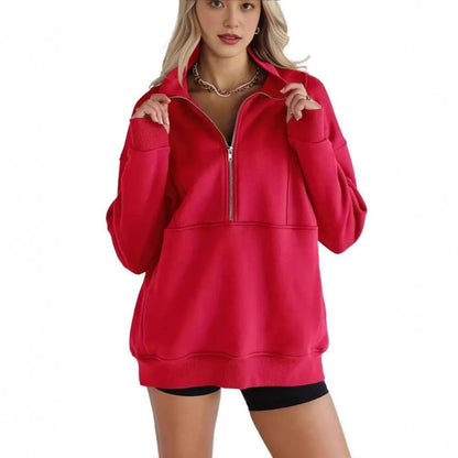 Dames Trui Oversized Warm met Kangoeroezak Comfortabel