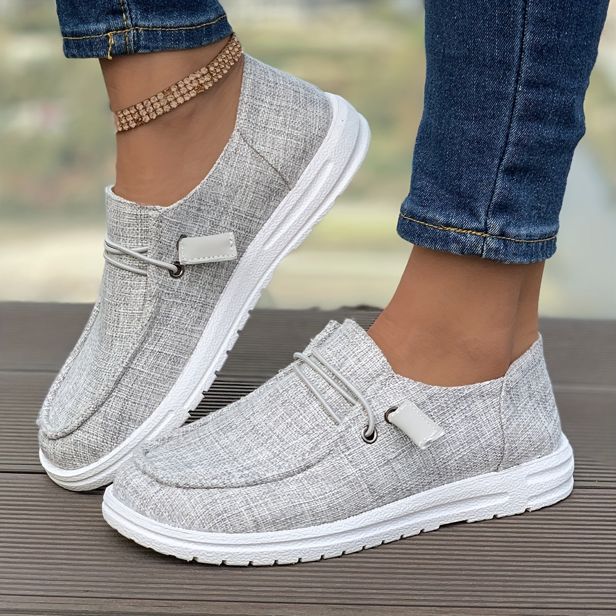 Dames Leer Instappers Zwart Comfortabele Casual Schoenen