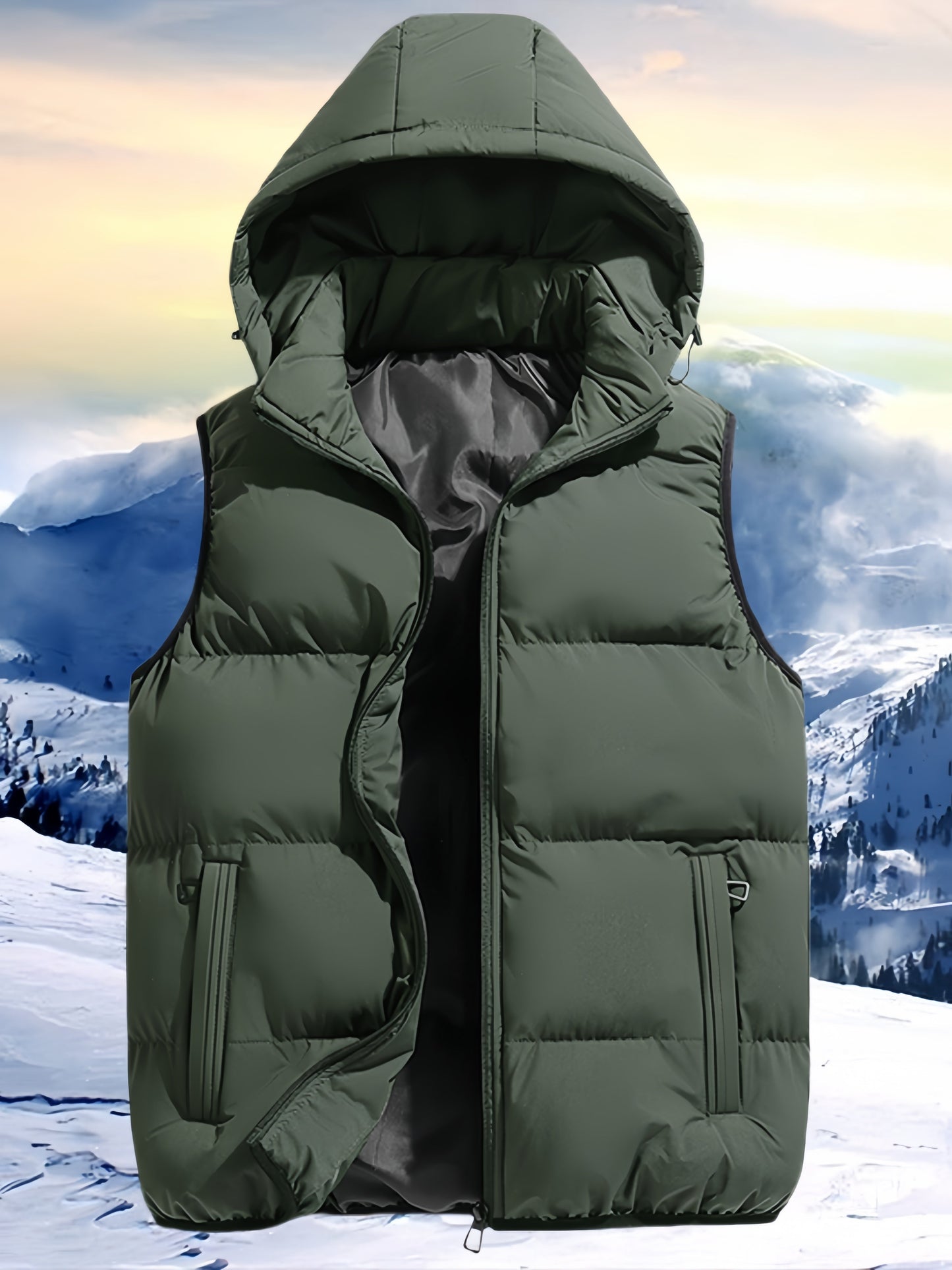 Lichte Winddichte Gilet met Kap - StudioMarella
