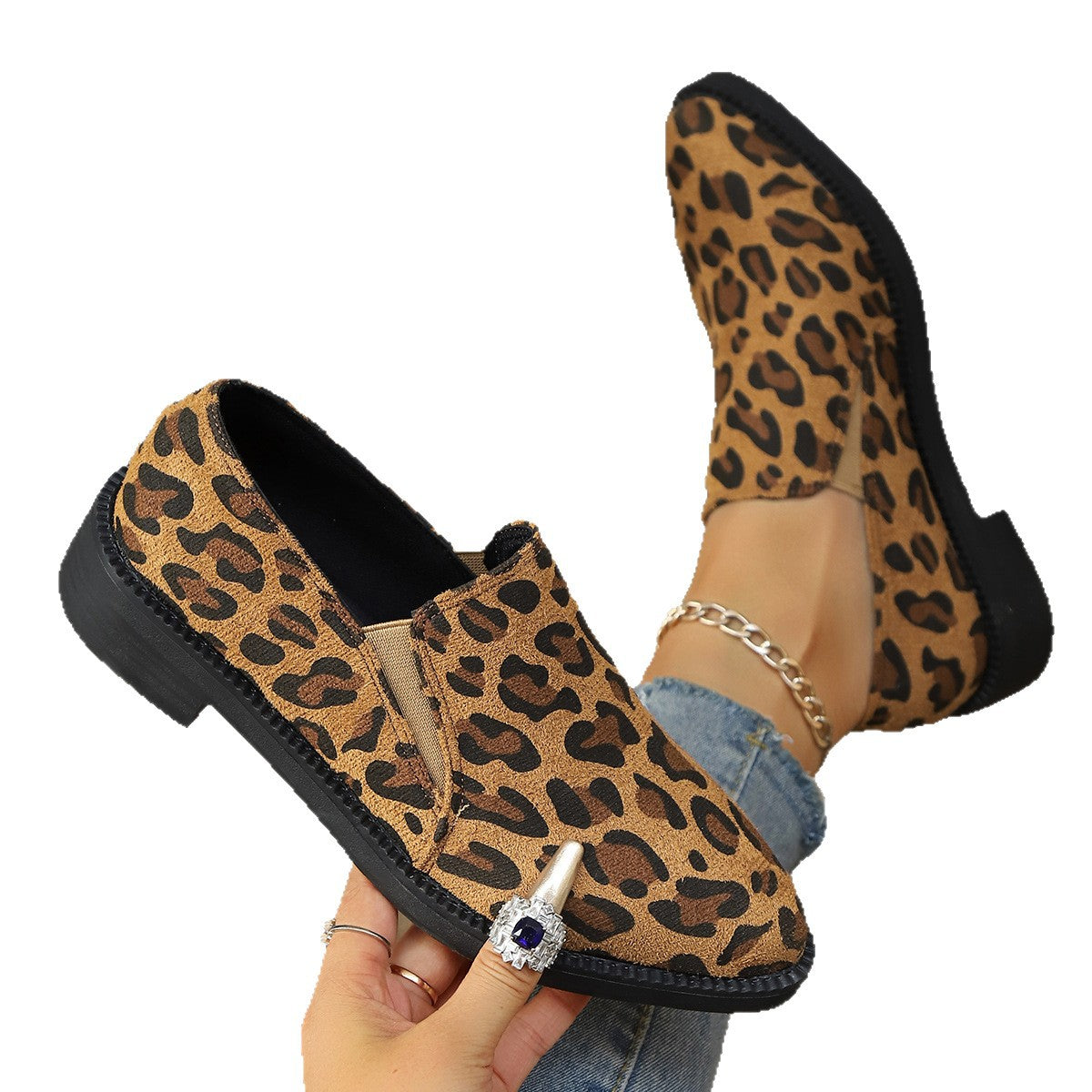 Dames Sneakers Panterprint Elegant Comfortabel