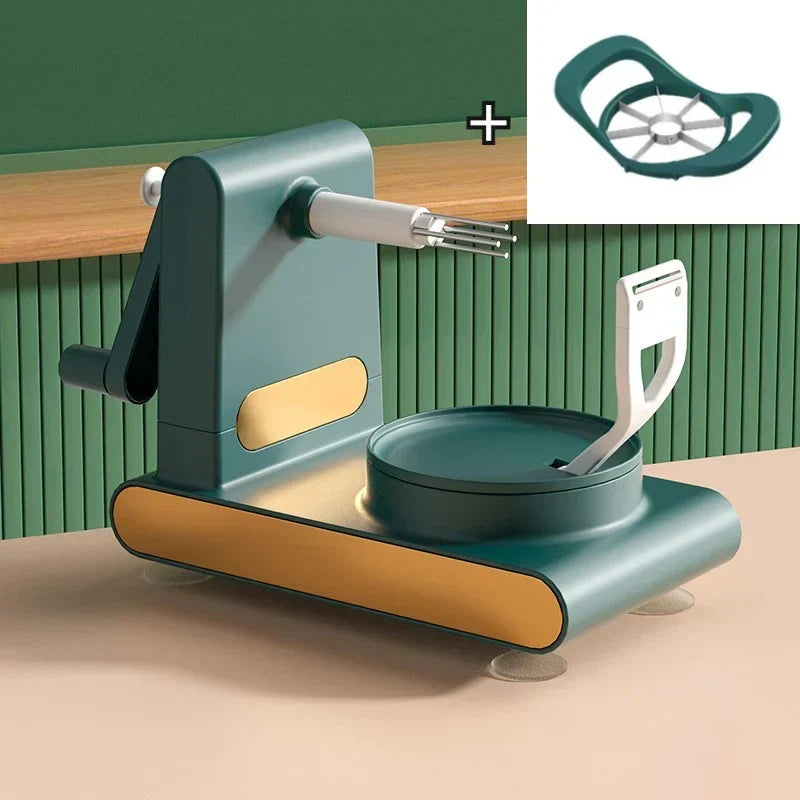 Handmatige Groenteschiller met 3 Verwisselbare Messen – Voedselveilig & Ergonomisch