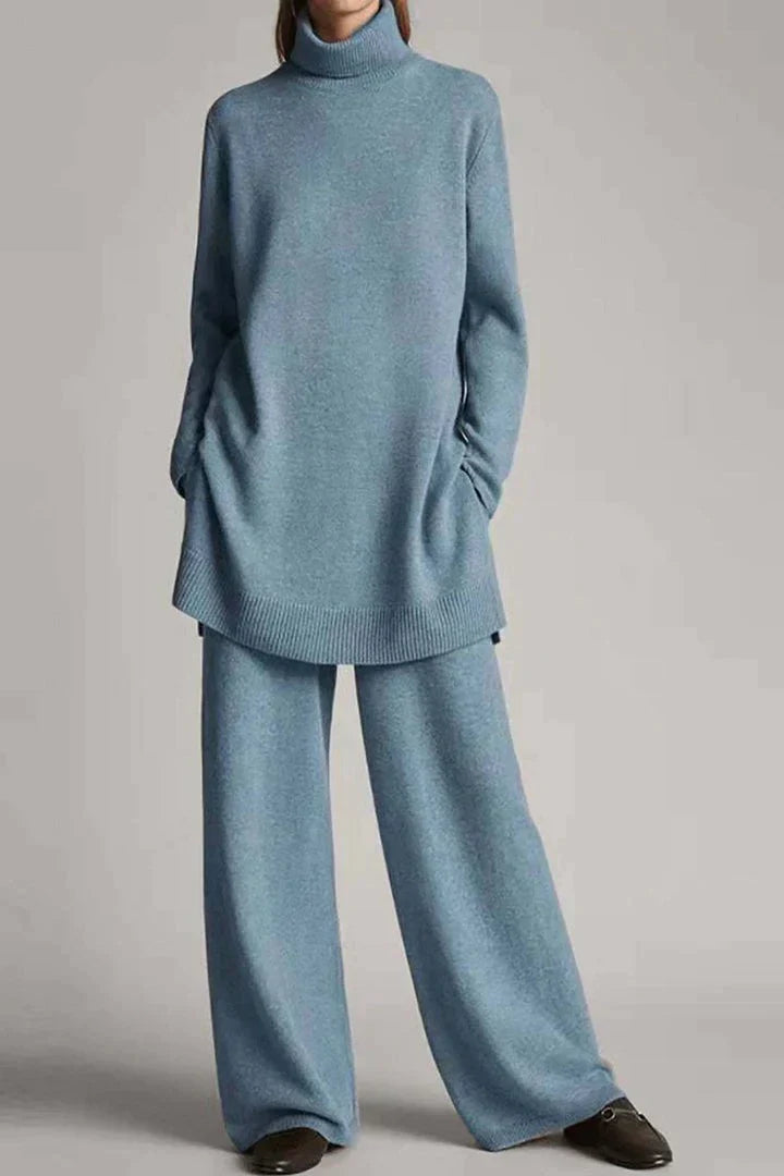 Warme Winterset Vrouw Leona Fleece Trui en Broek