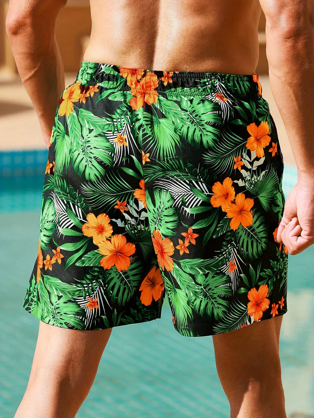 Korte Zomerbroek met Florale Print Tropical