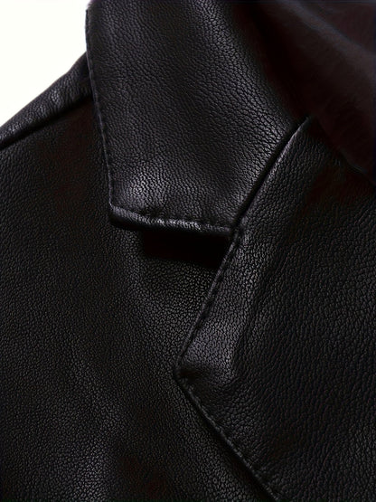 Leren Jas Modieus Design voor Mannen