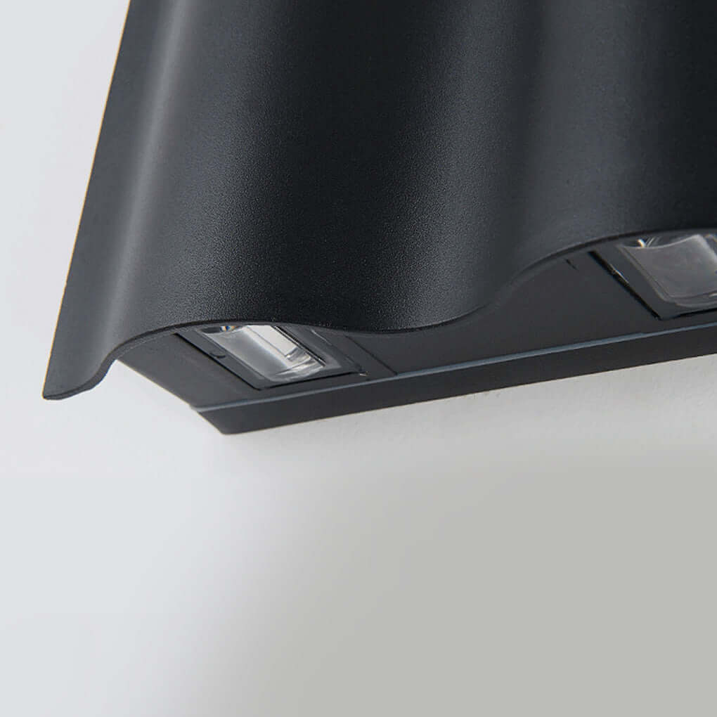 Moderne Golfvormige Up Down Buiten Wandlamp Met LED En IP54 Bescherming