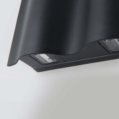 Moderne Golfvormige Up Down Buiten Wandlamp Met LED En IP54 Bescherming