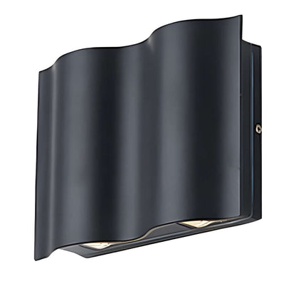 Moderne Golfvormige Up Down Buiten Wandlamp Met LED En IP54 Bescherming