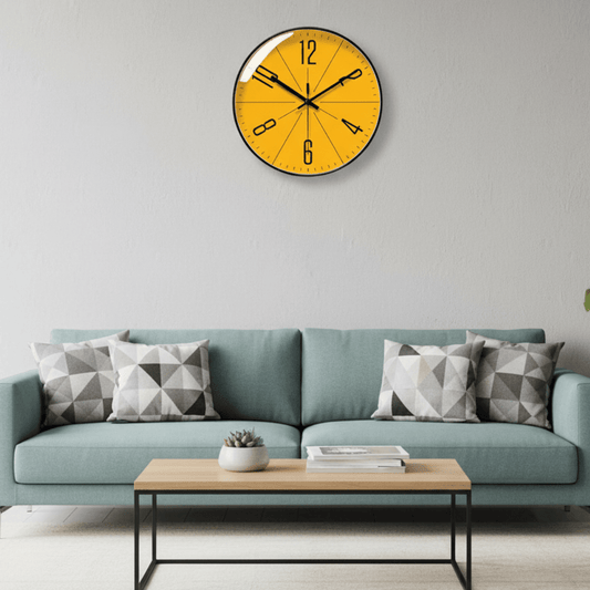 Wandklok Scandinavisch Stil Uurwerk Zwart Wit 30cm Woonkamer Kantoor Modern