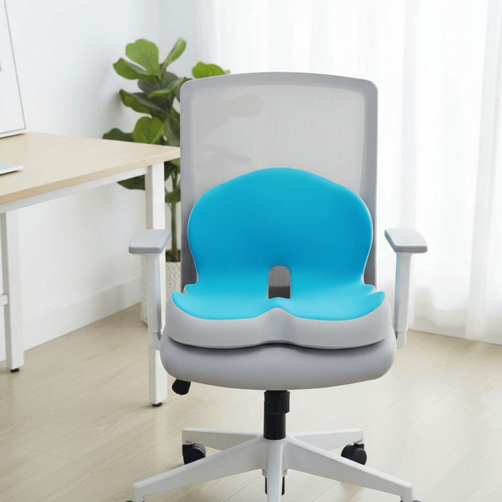 Ergonomic Memory Foam Seat Cushion for Back & Posture Support Ergo