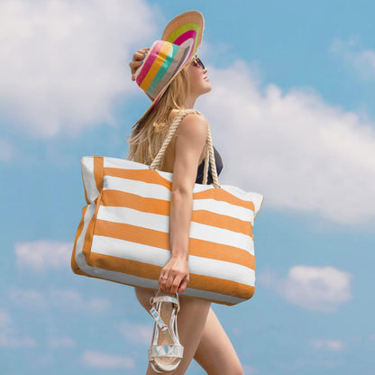 Waterbestendige Strandtas Oversized met Zandwerende Binnenvulling – Perfecte Zomertas voor Strand, Zwembad en Reizen