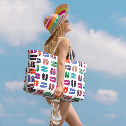 Waterbestendige Strandtas Oversized met Zandwerende Binnenvulling – Perfecte Zomertas voor Strand, Zwembad en Reizen