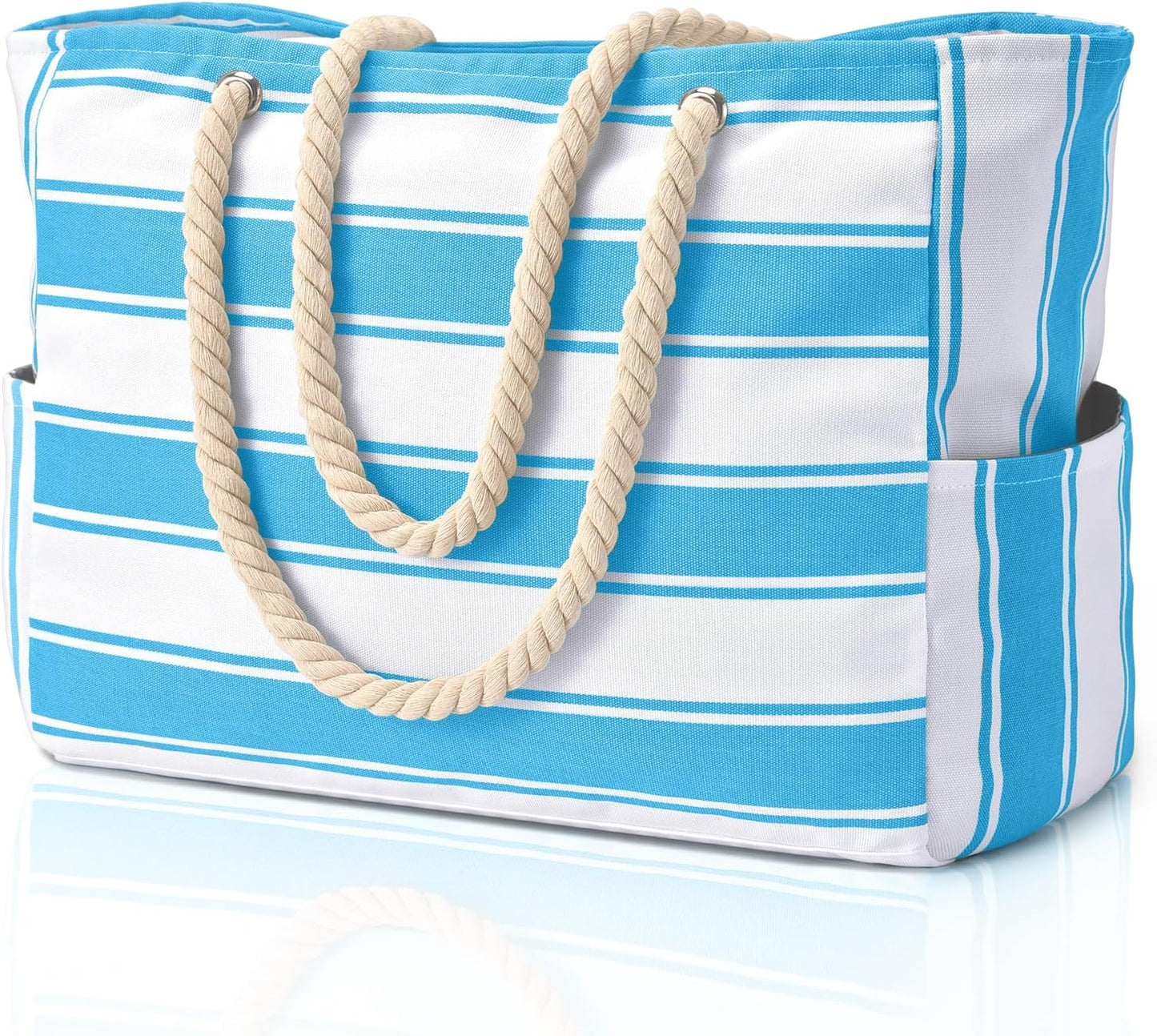 Waterbestendige Strandtas Oversized met Zandwerende Binnenvulling – Perfecte Zomertas voor Strand, Zwembad en Reizen