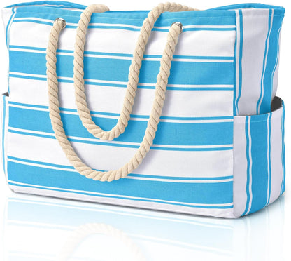Waterbestendige Strandtas Oversized met Zandwerende Binnenvulling – Perfecte Zomertas voor Strand, Zwembad en Reizen