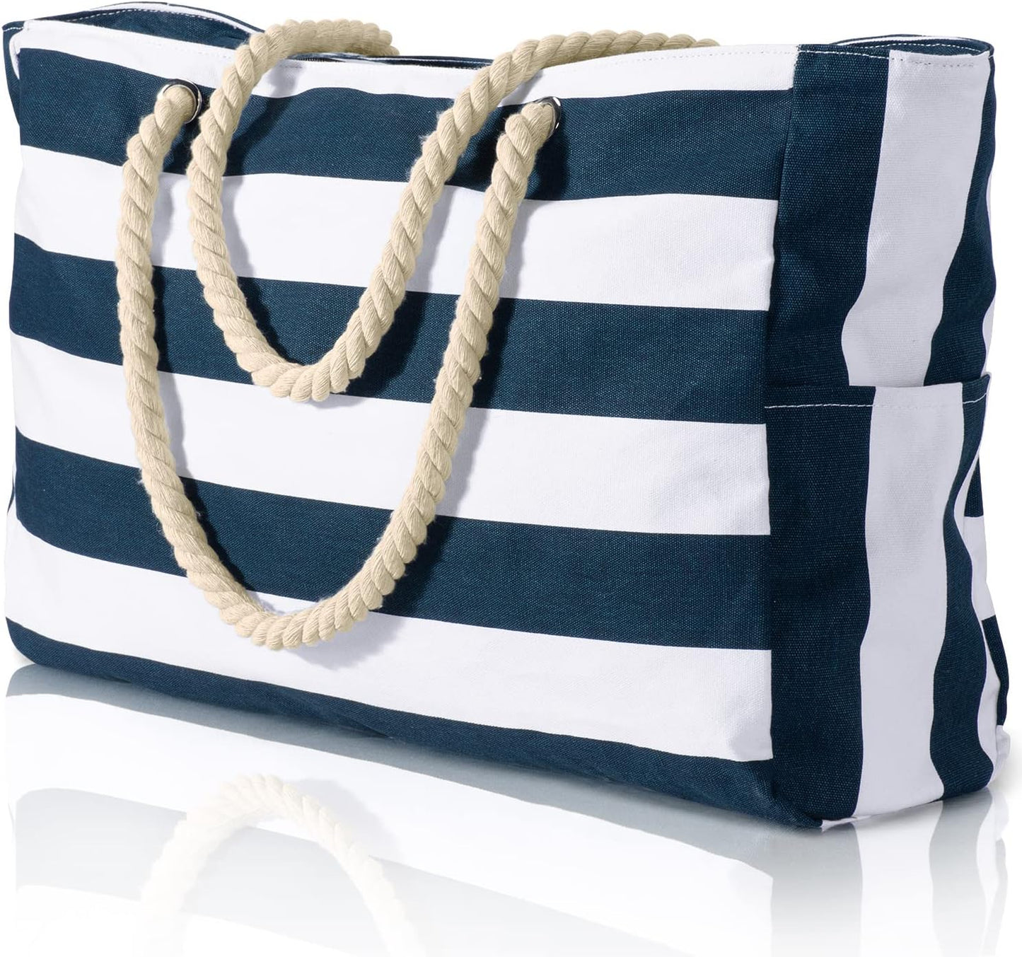 Waterbestendige Strandtas Oversized met Zandwerende Binnenvulling – Perfecte Zomertas voor Strand, Zwembad en Reizen