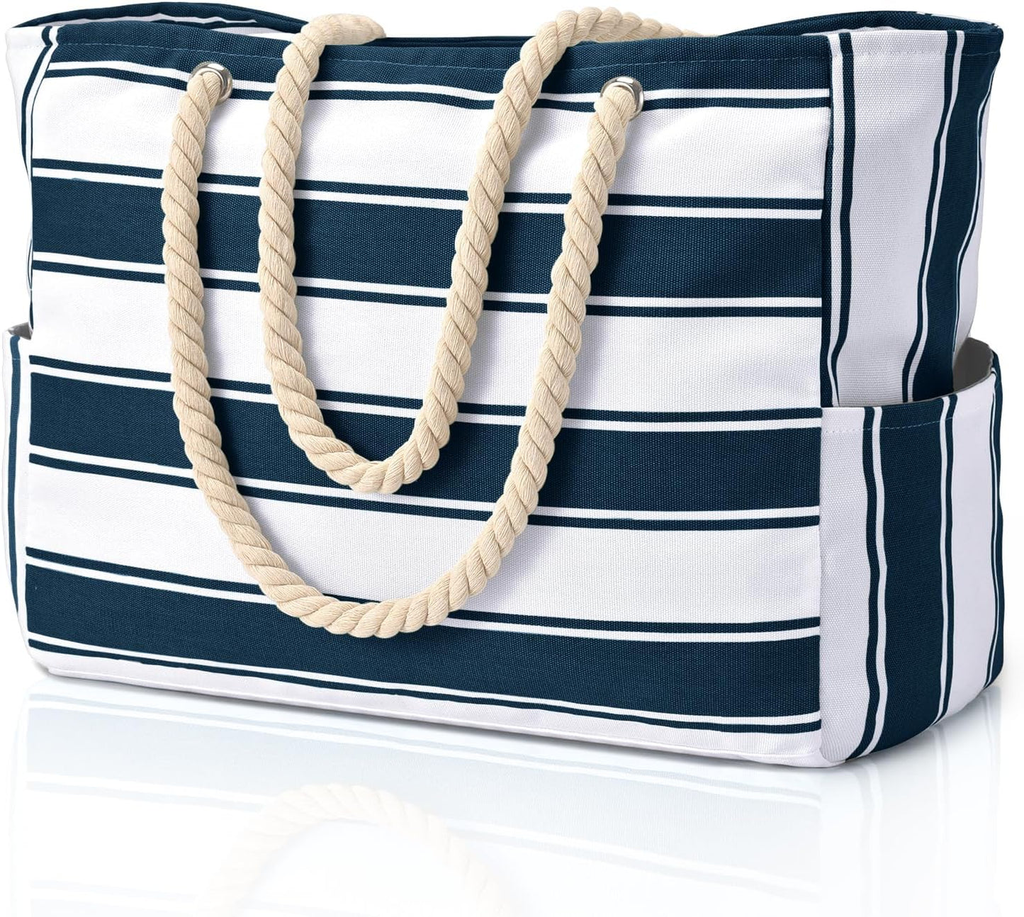 Waterbestendige Strandtas Oversized met Zandwerende Binnenvulling – Perfecte Zomertas voor Strand, Zwembad en Reizen