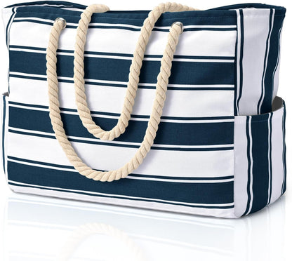 Waterbestendige Strandtas Oversized met Zandwerende Binnenvulling – Perfecte Zomertas voor Strand, Zwembad en Reizen
