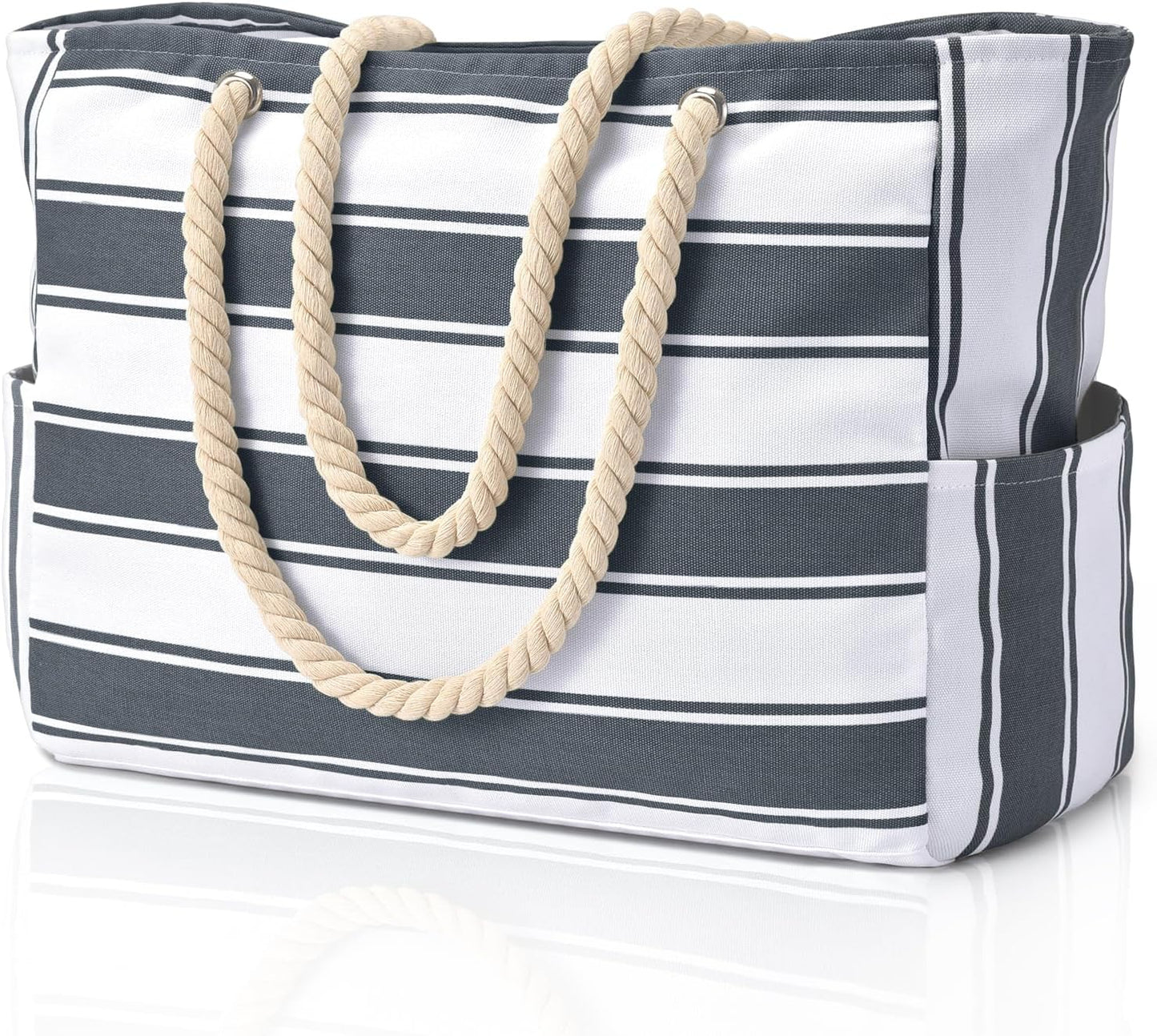 Waterbestendige Strandtas Oversized met Zandwerende Binnenvulling – Perfecte Zomertas voor Strand, Zwembad en Reizen