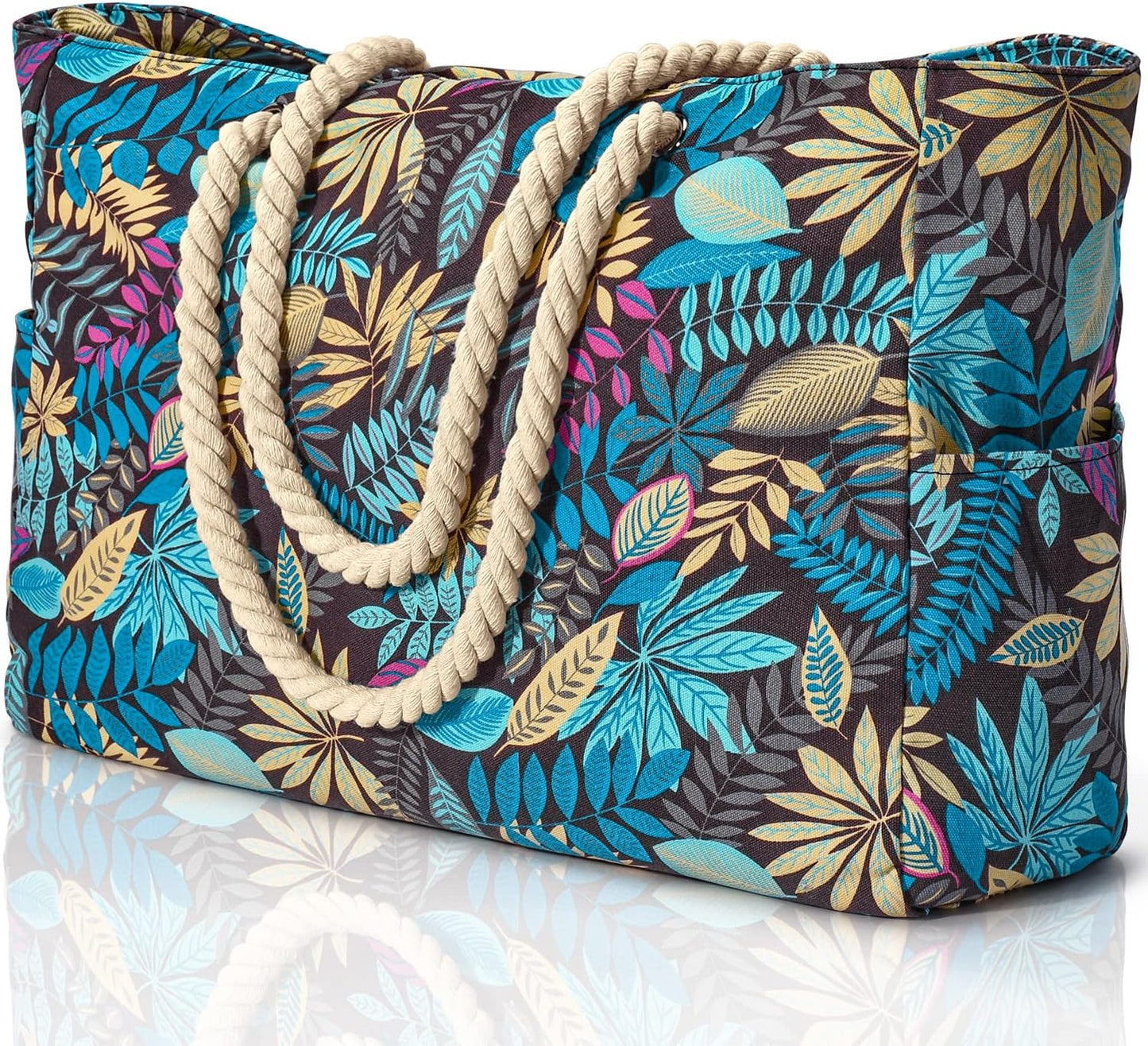 Waterbestendige Strandtas Oversized met Zandwerende Binnenvulling – Perfecte Zomertas voor Strand, Zwembad en Reizen
