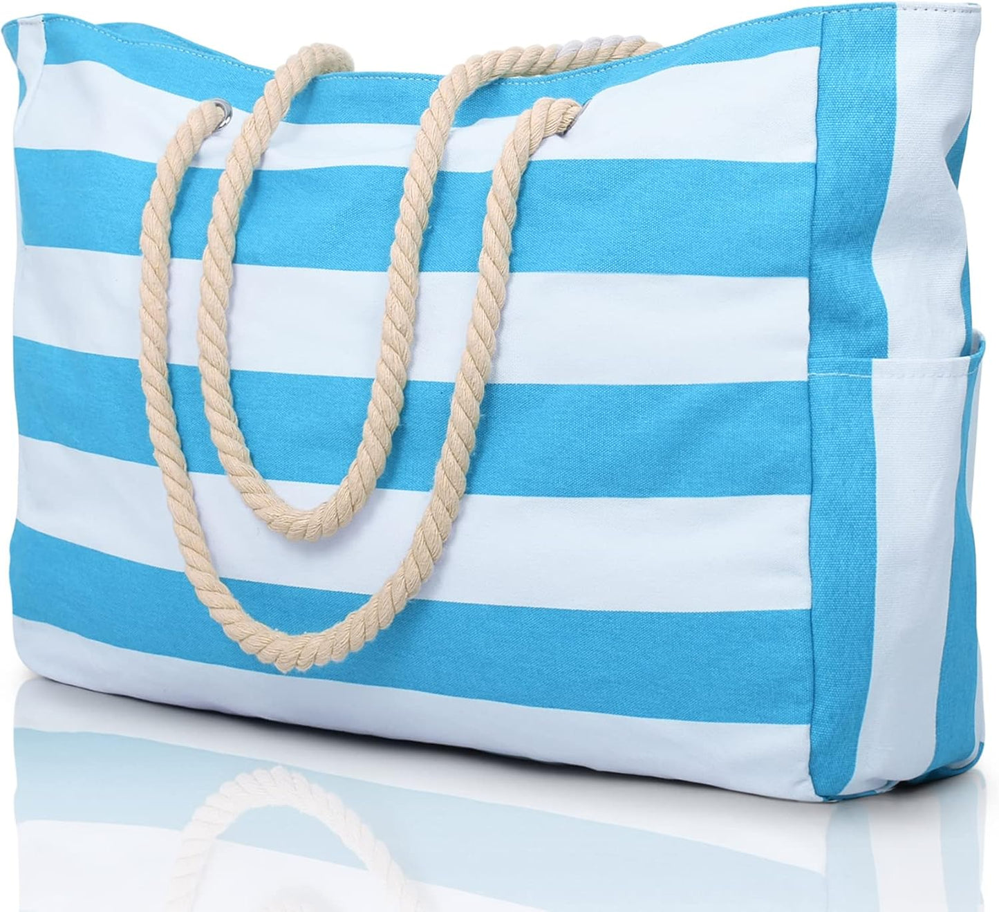 Waterbestendige Strandtas Oversized met Zandwerende Binnenvulling – Perfecte Zomertas voor Strand, Zwembad en Reizen