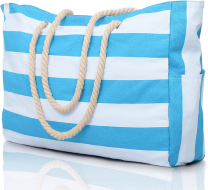 Waterbestendige Strandtas Oversized met Zandwerende Binnenvulling – Perfecte Zomertas voor Strand, Zwembad en Reizen