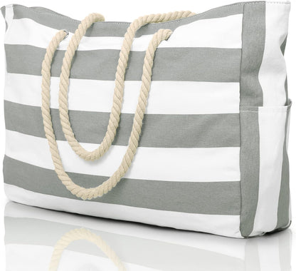 Waterbestendige Strandtas Oversized met Zandwerende Binnenvulling – Perfecte Zomertas voor Strand, Zwembad en Reizen