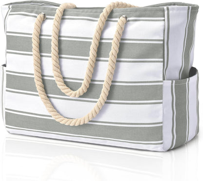 Waterbestendige Strandtas Oversized met Zandwerende Binnenvulling – Perfecte Zomertas voor Strand, Zwembad en Reizen