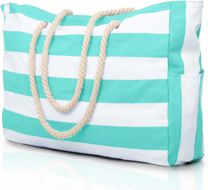 Waterbestendige Strandtas Oversized met Zandwerende Binnenvulling – Perfecte Zomertas voor Strand, Zwembad en Reizen