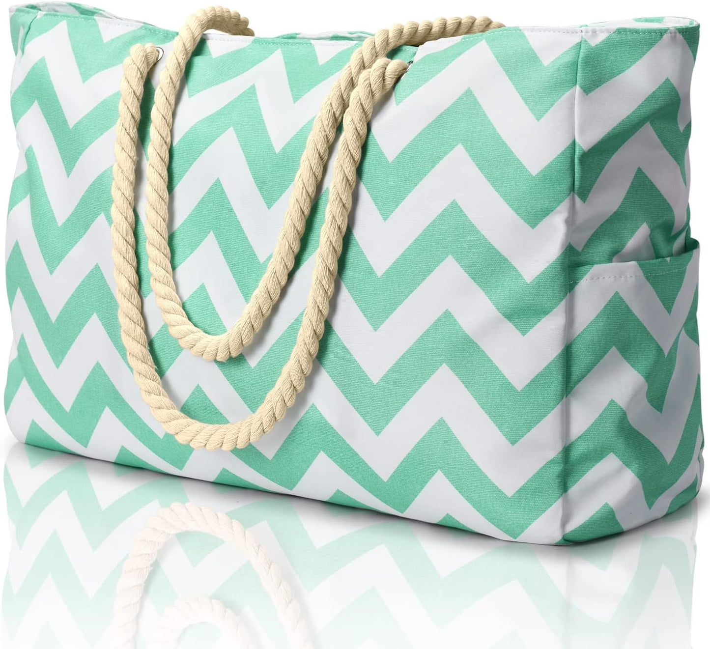 Waterbestendige Strandtas Oversized met Zandwerende Binnenvulling – Perfecte Zomertas voor Strand, Zwembad en Reizen