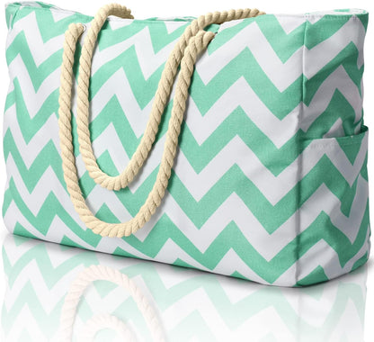 Waterbestendige Strandtas Oversized met Zandwerende Binnenvulling – Perfecte Zomertas voor Strand, Zwembad en Reizen