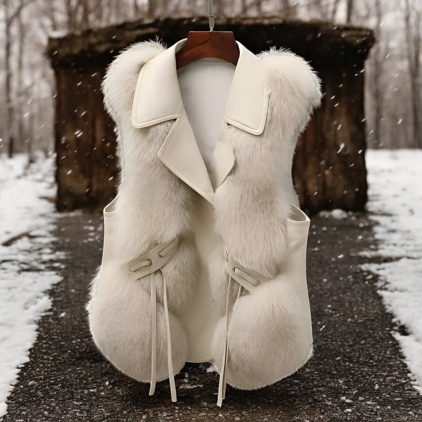 Bontjas Gilet van Artic Fox Fur