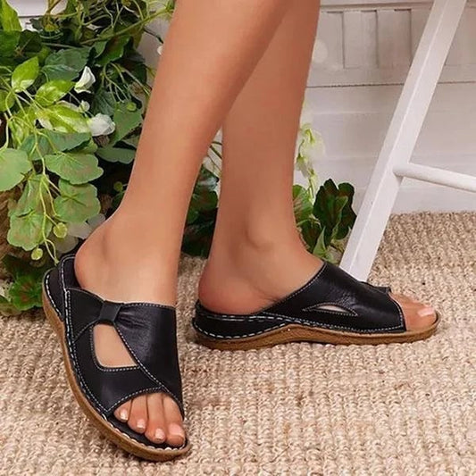 Orthopedische Dames Sandalen met Verstelbare Klittenbandsluiting en Anatomische Ondersteuning voor Dagelijks Comfort