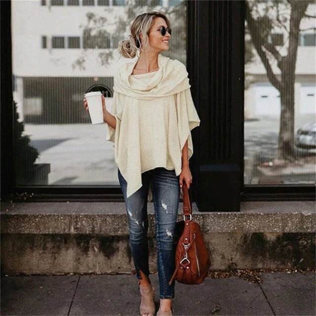 Vrouwelijke Top Lange Mouwen Casual Stijl