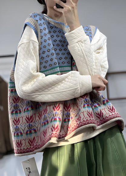 Dames Gilet Wol Gebreid Warm Modieus