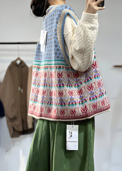 Dames Gilet Wol Gebreid Warm Modieus
