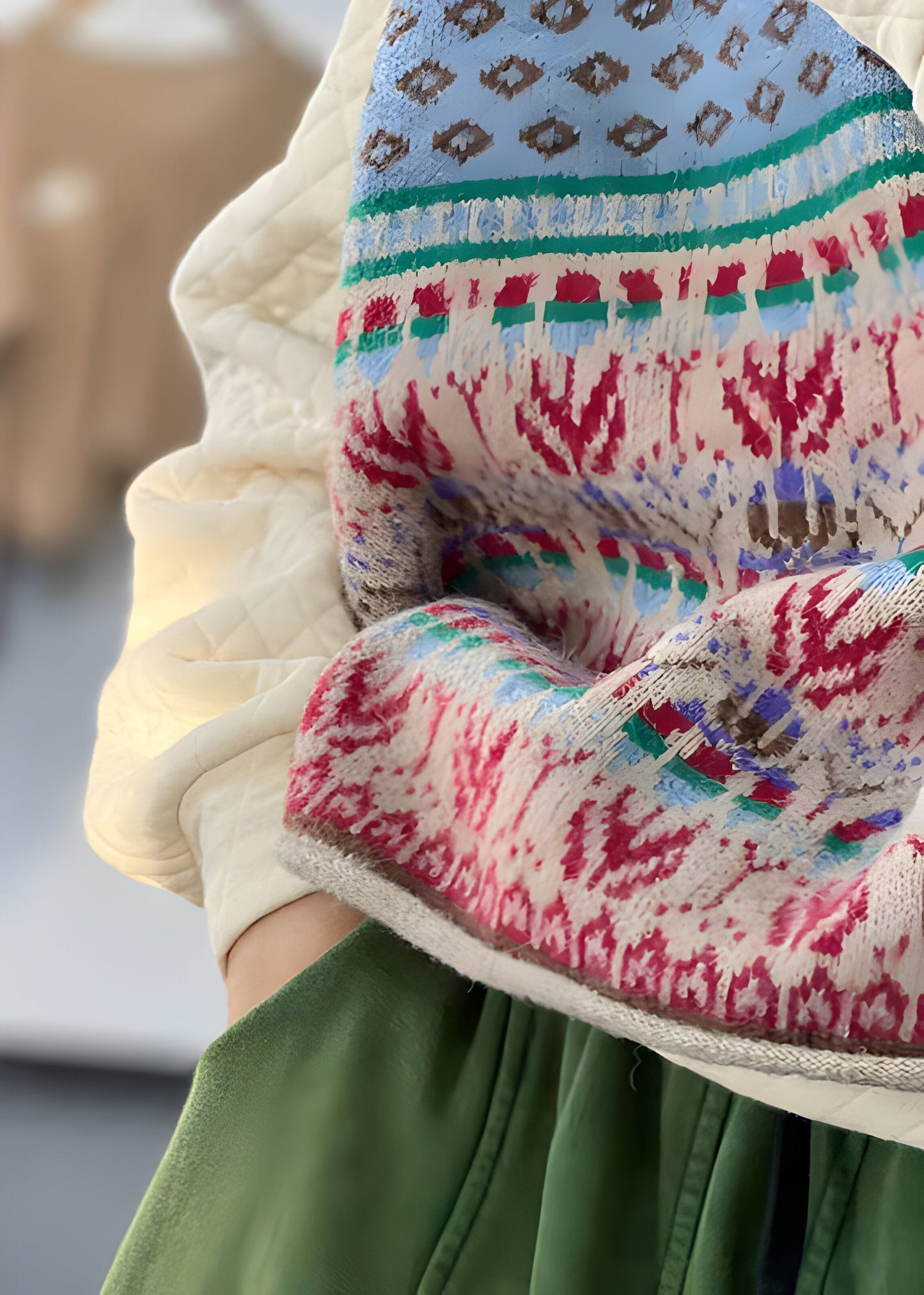 Dames Gilet Wol Gebreid Warm Modieus