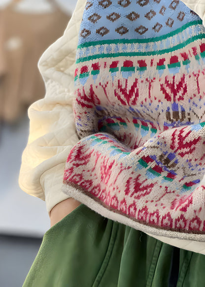 Dames Gilet Wol Warm Geibreid Modieus