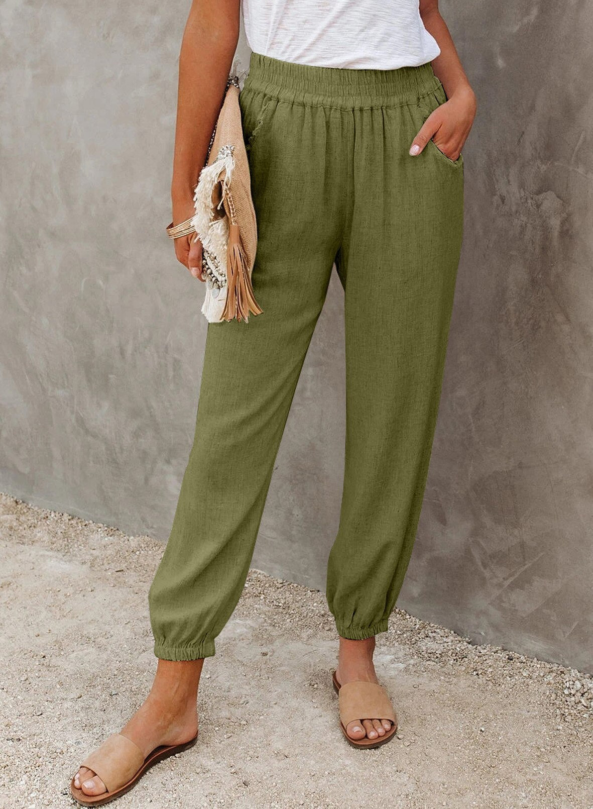 Joggingbroek Elastisch met Trekkoord Zacht en Comfortabel