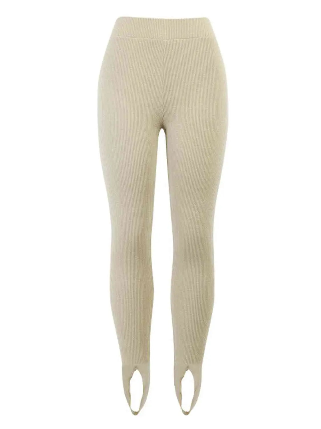 Elegante Hoge Taille Legging voor Vrouw Glad en Comfortabel