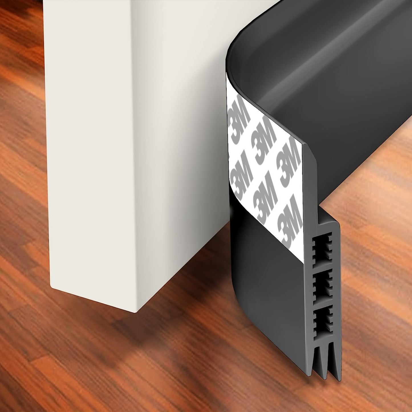 Tochtstrip Deur Siliconen 99cm Wit Zelfklevend Geluidsisolatie Deurafdichting Tochtstopper Energiebesparing Woning Isolatie
