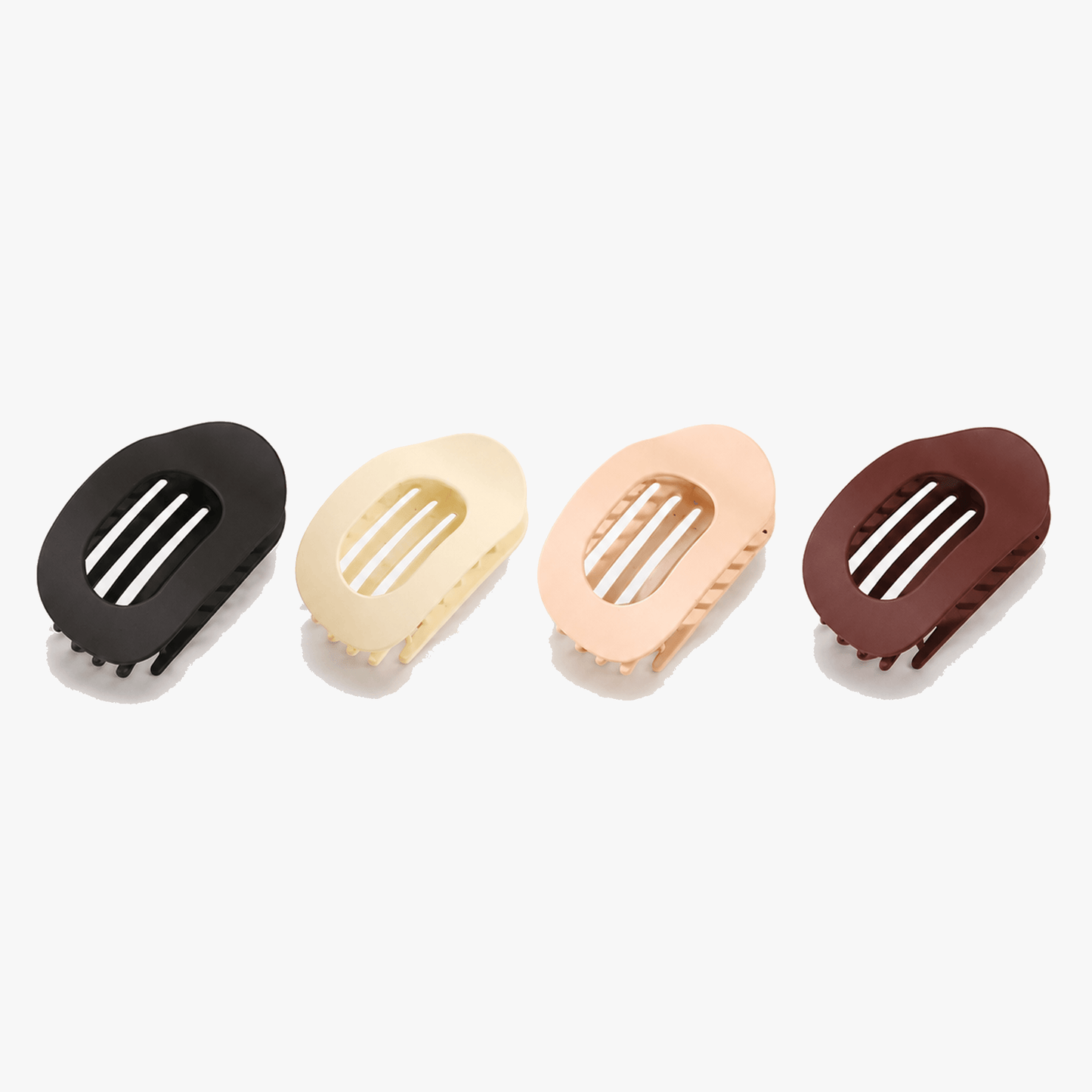 Platte Haarclips Set van 4 – Comfortabel Ontwerp Zonder Drukpunten