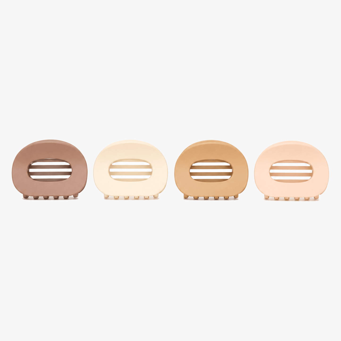 Platte Haarclips Set van 4 – Comfortabel Ontwerp Zonder Drukpunten