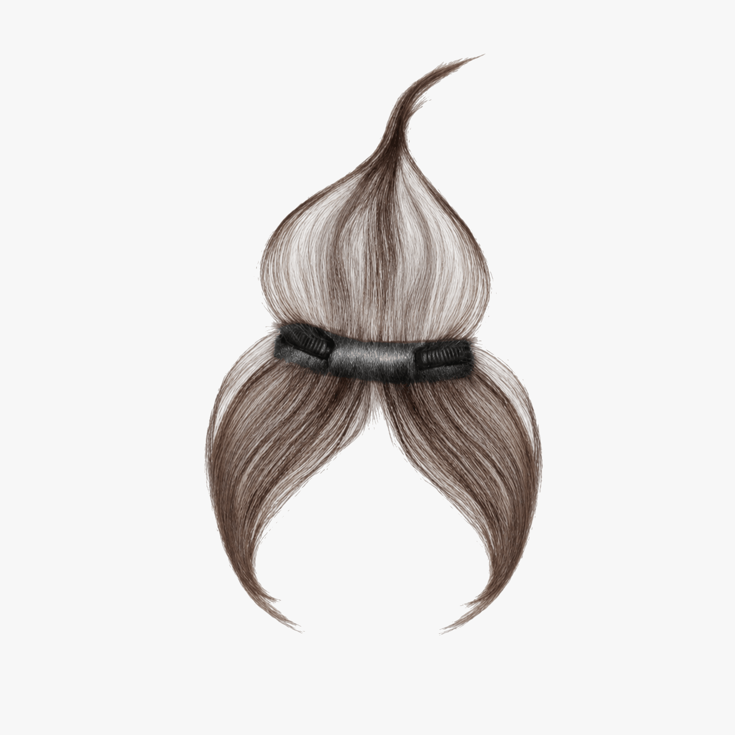 Clip-in Pony Haarstuk met Dubbele Clip – Direct Ponylook zonder Knippen