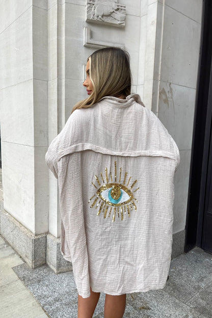 Vedra | Oversized Blouse Ibiza Stijl Vrouwelijk - StudioMarella