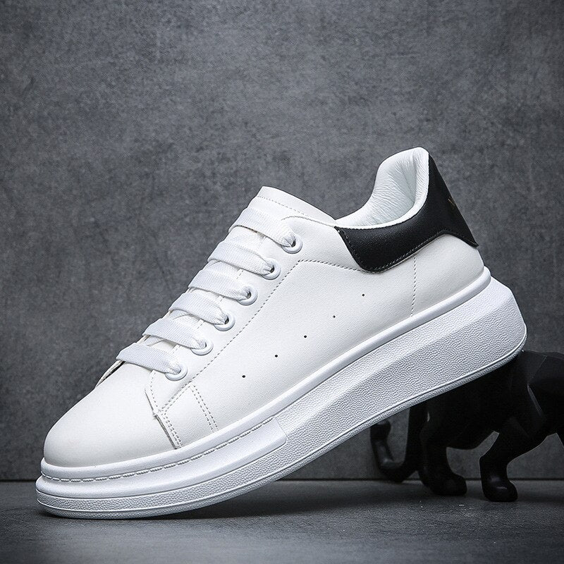 Zwart Dikke Zool Platform Sneakers voor Dames