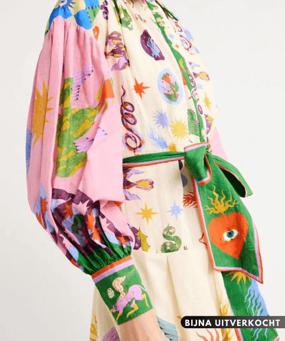 Dames Maxijurk Italiaanse Stijl Elegant