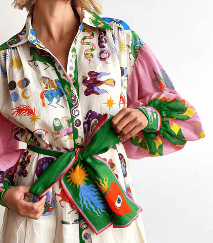 Dames Maxijurk Italiaanse Stijl Elegant